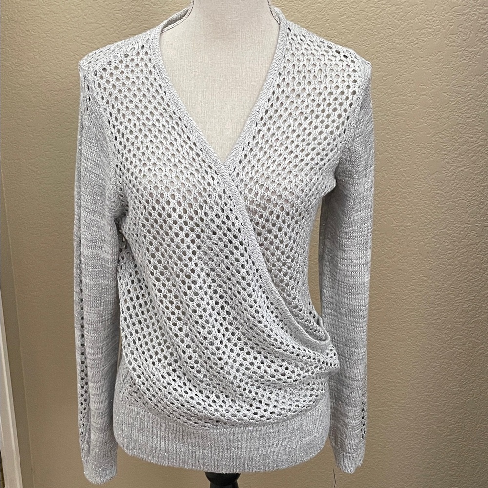 Elegant Gray Women's Sweater